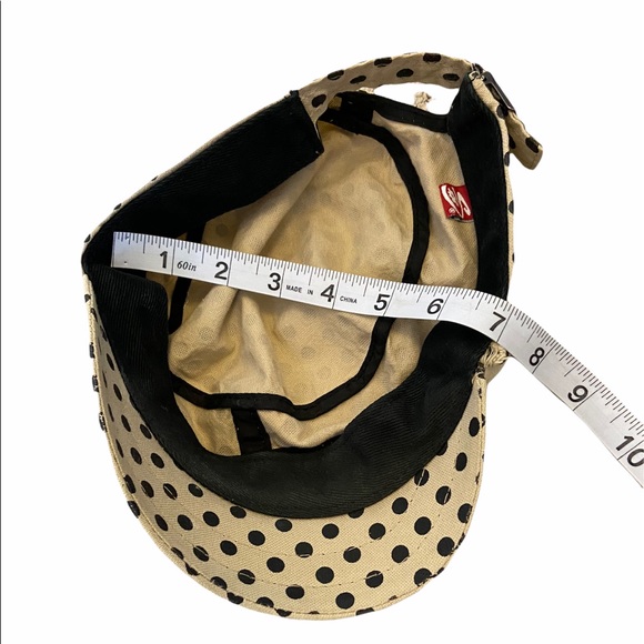 SURF GIRL Polka Dot Cotton Causal Adjustable Hat - Picture 7 of 7